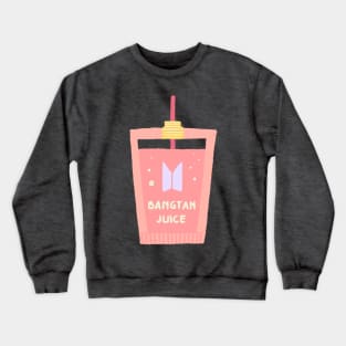 BTS Juice pink aesthetic item Crewneck Sweatshirt